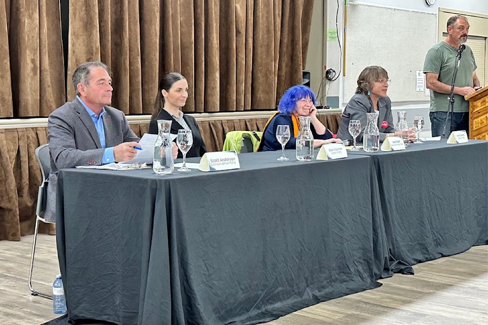 All four candidates from the Vernon-Lake Country-Monashee riding were present at the final all-candidates forum prior to the 2025 federal election, set for Monday, April 28.