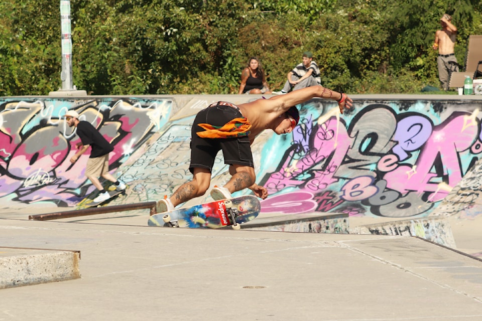 The second annual Lillyfest featured a skateboarding competition and live music throughout the day, at a new location at Creekside Park in Coldstream Saturday, Aug. 30, 2025. 