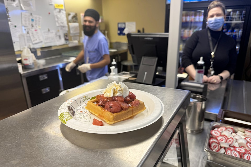 Waffles were served as a new platform called Physician Waffle House was launched at Vernon Jubilee Hospital Thursday, Jan. 30, 2025. 