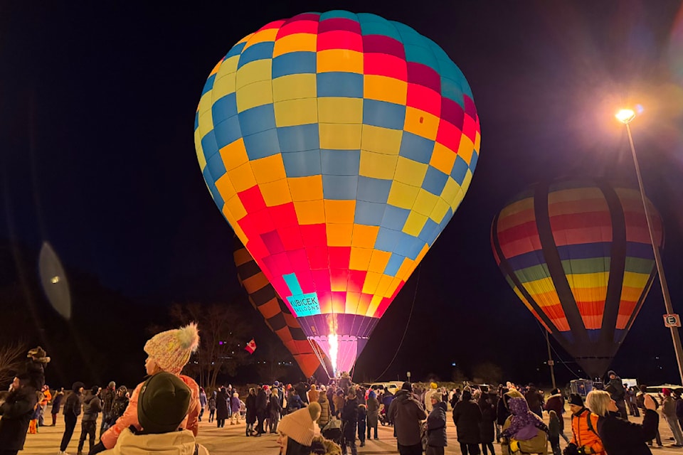The ever popular Balloon Glow took place at Kal Tire Place North on the first day of Vernon Winter Carnival Friday, Feb. 7, 2025. 