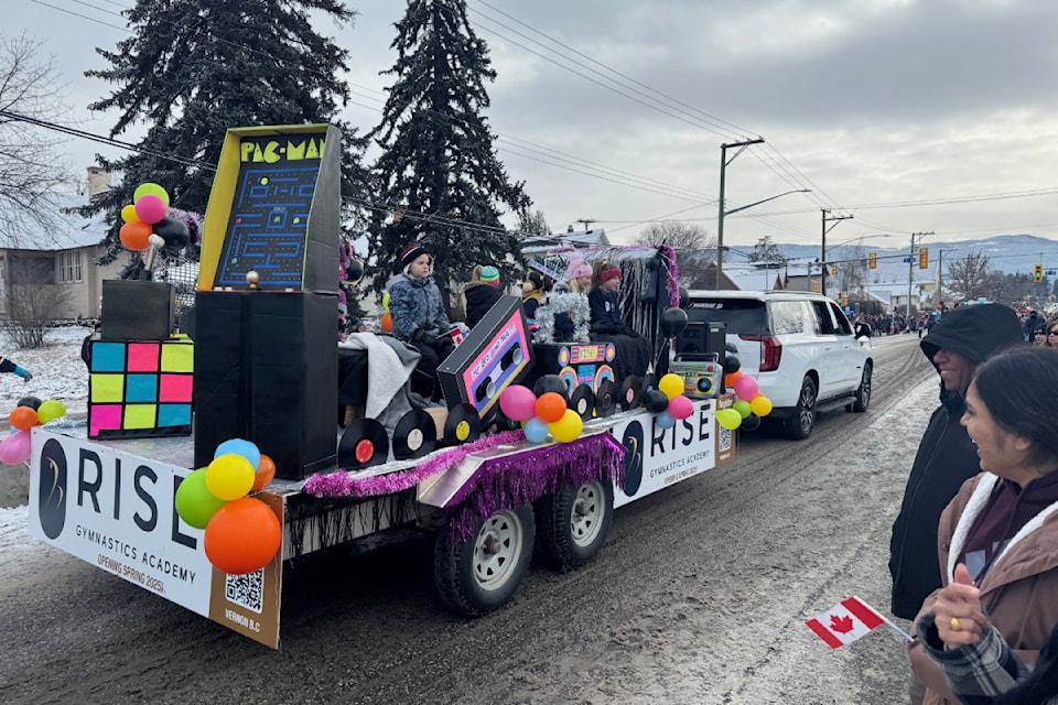 The 64th annual Vernon Winter Carnival Parade saw thousands come out to see parade participants throw it back to the '80s Saturday, Feb. 8, 2025. 
