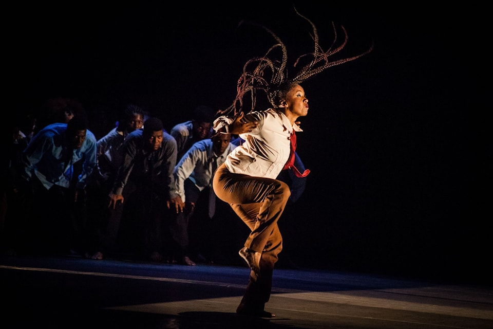 Colombia’s renowned Sankofa Danzafro brings The City of Others to the Vernon Performing Arts Centre Feb. 18.