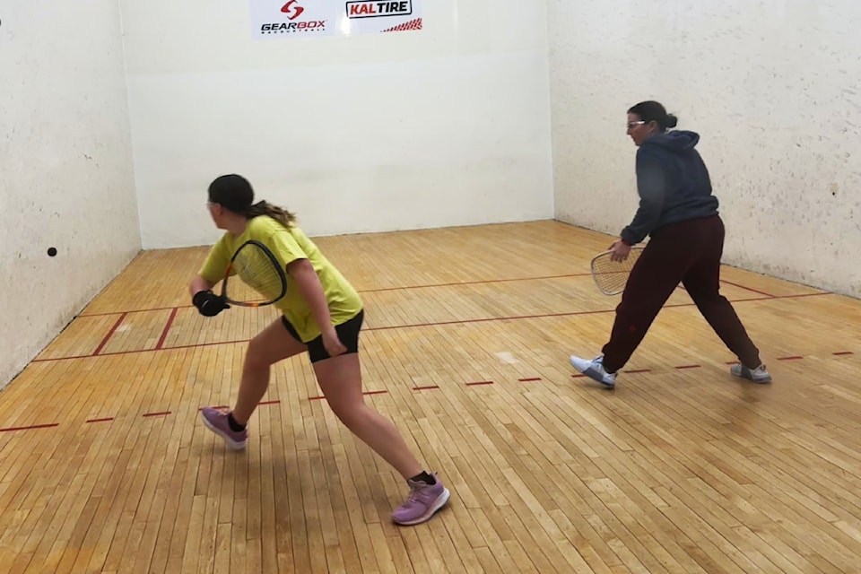 The top racquetball athletes from across Canada were in Vernon for a Racquetball Canada Winter National Team Selection Event Feb. 7-8, 2025. 