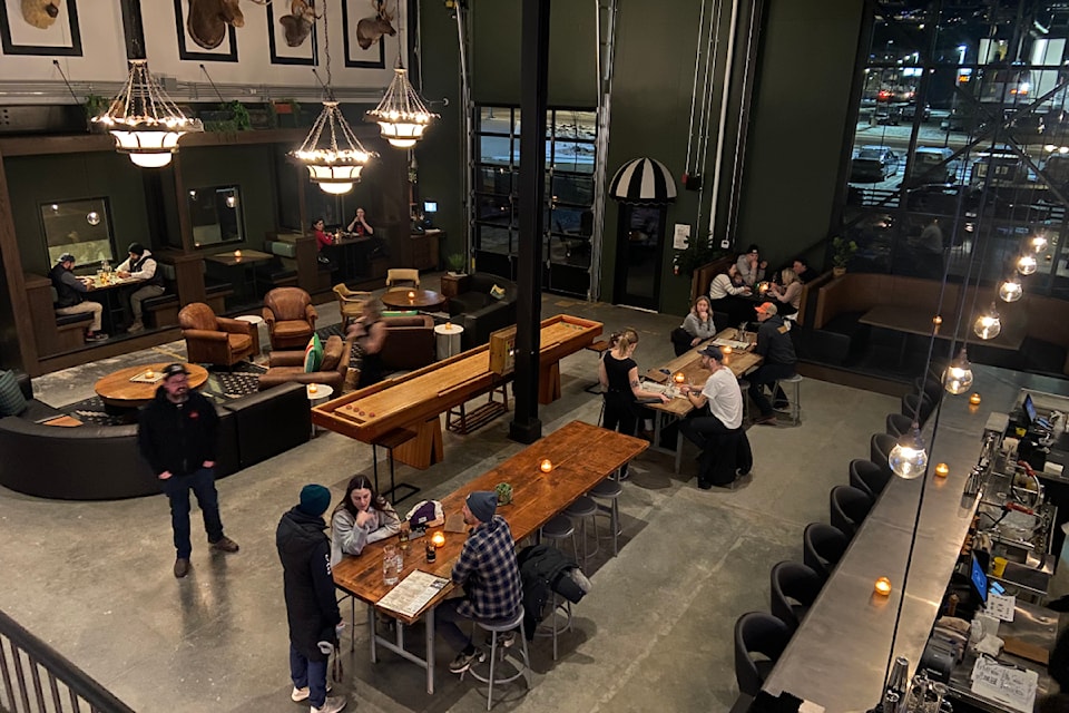Plenty of seating options, from community tables, to intimate booths and bar seating.