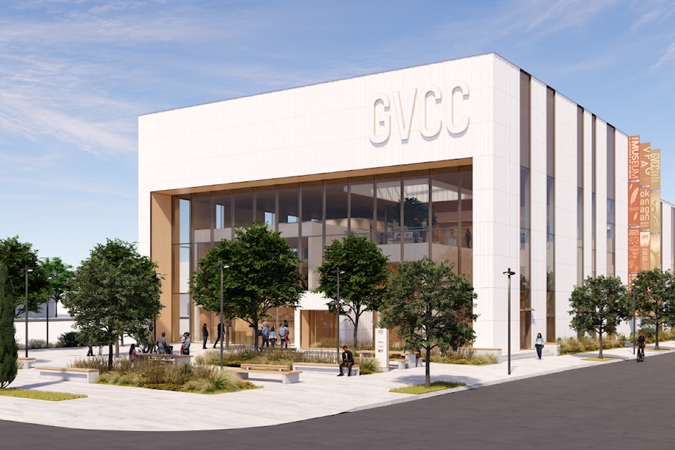 Greater Vernon Cultural Centre design rendering. 
