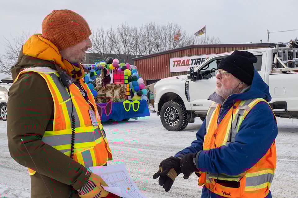 The North Okanagan Radio Amateur Club (NORAC) plays a key role helping the parade get organized and underway smoothly.