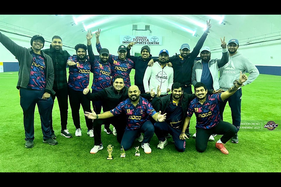 The North Okanagan Cricket Club (NOCC) hosted the first ever indoor cricket tournament in the City of Vernon. 