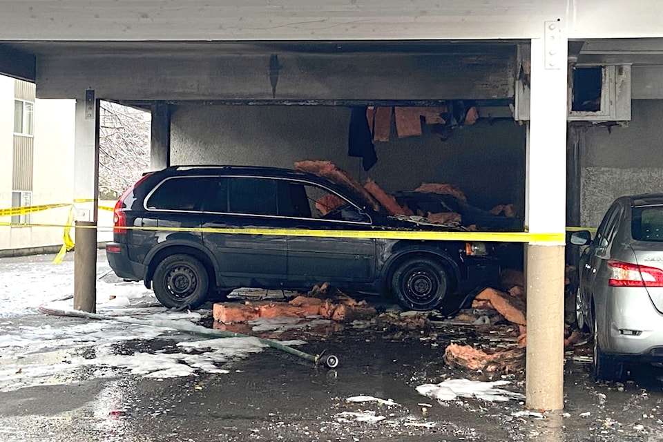 A car fire spread to Vernon apartment building Friday, Jan. 3.