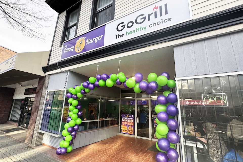 Fancy Induced Burger had its grand opening on Vernon's 30th Avenue Saturday, Jan. 11, 2025. 