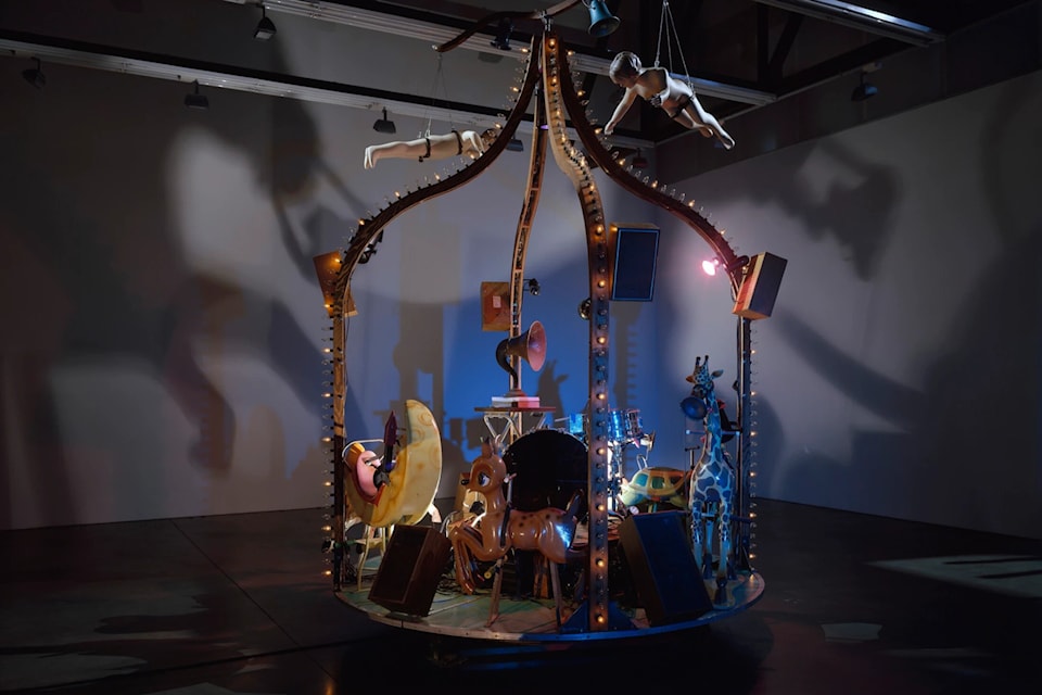 The Carnie is the latest addition to the Cardiff Miller Art Warehouse in Enderby, open Thursdays to Sundays 11-5 featuring 10 multi-media installations and sound sculptures to experience.