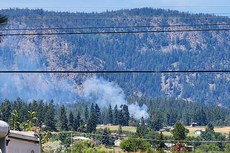 A fire near Salmon River Road is reportedly under control July 7.