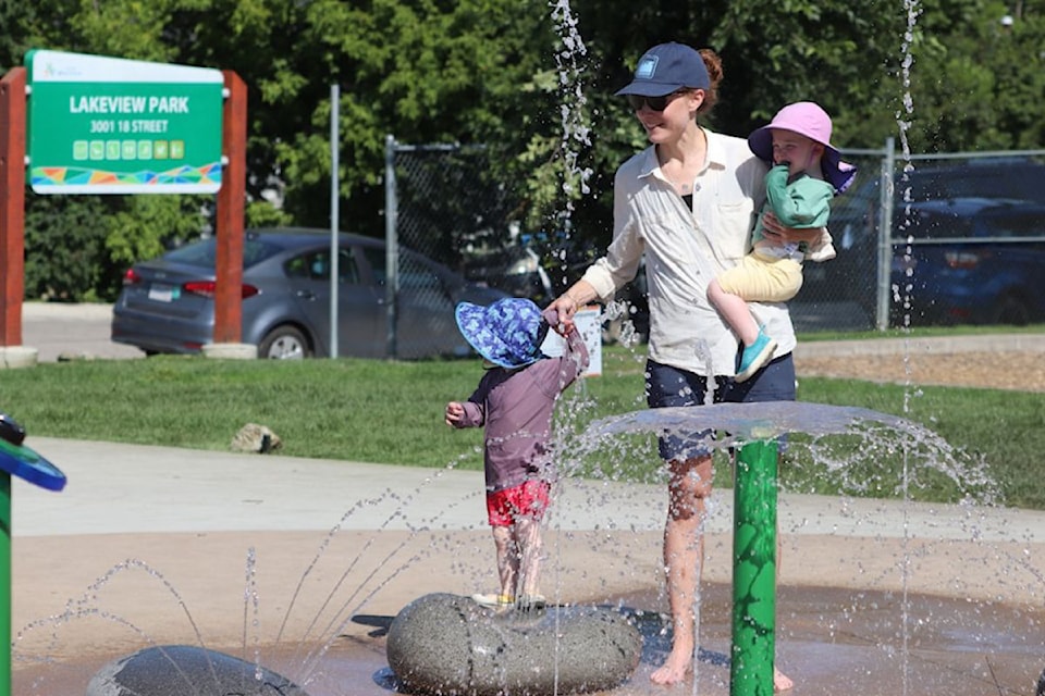 The City of Vernon is looking to add some more shade options at Lakeview Park (pictured) and Civic Memorial Park.