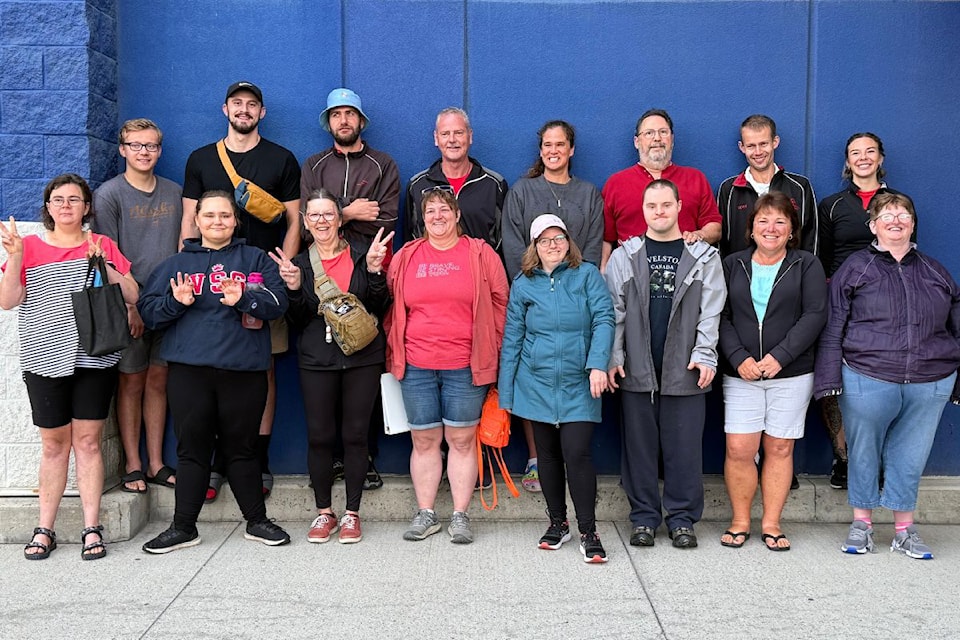 Special Olympics Vernon athletes, coaches, and volunteers prepare to board the bus for the trip to Prince George, and the first Special Olympics B.C. Summer Games since 2017.