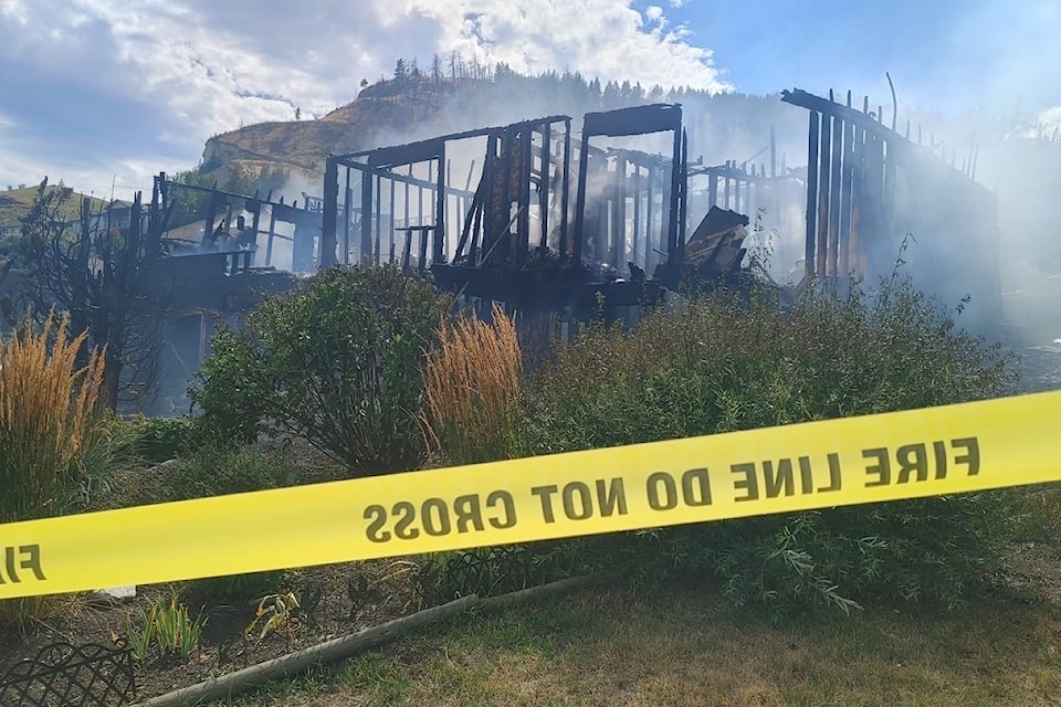 A Coldstream home was destroyed in a fire July 24.