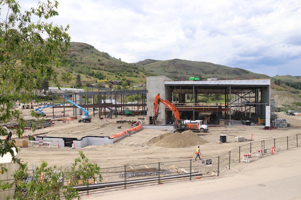 A view of work completed on Vernon's Active Living Centre as of Wednesday, June 4, 2025. 