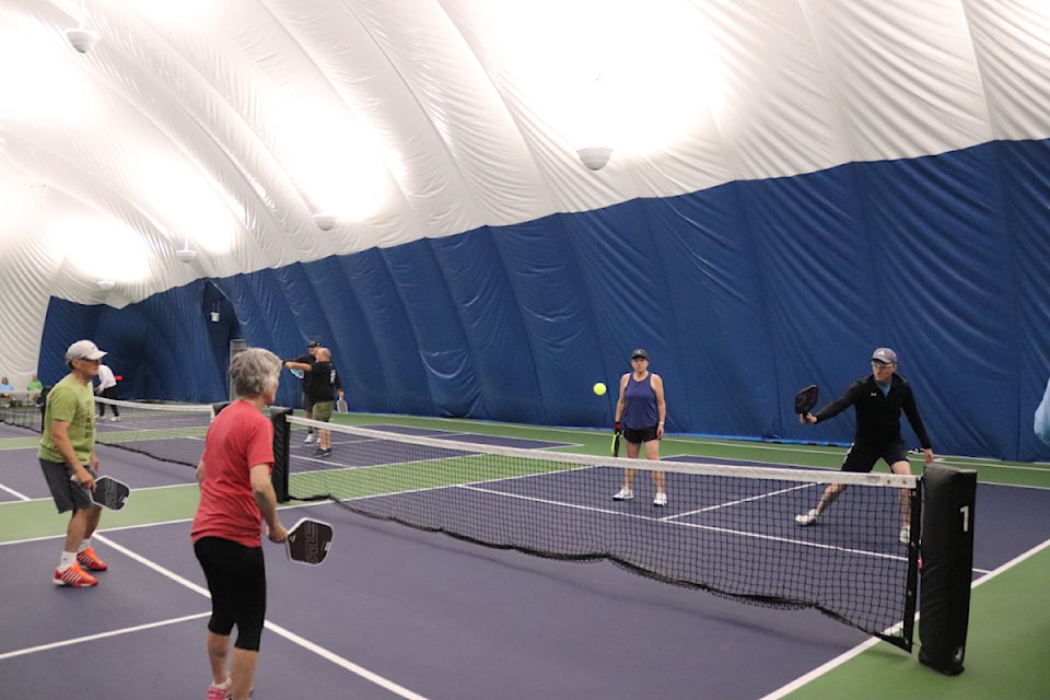 The Raise a Paddle, Raise a Reader pickleball tournament generated funds for the Literacy Society of the North Okanagan Saturday, June 21, 2025. 