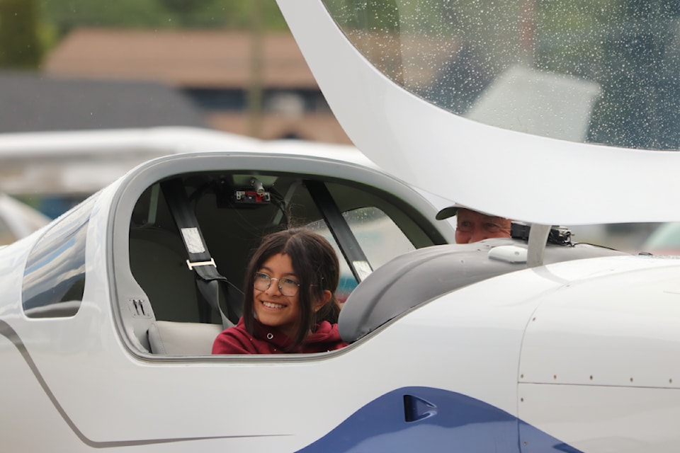 More than 120 young people ages eight to 20 took to the skies during the Vernon Flying Club's annual Discover Aviation Day Saturday, June 28, 2025. 