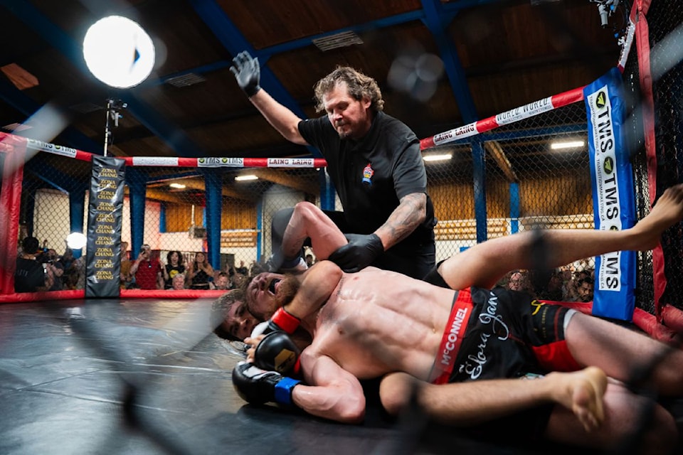 Vernon's Okanagan Fighting Championship sold out the Vernon Curling Club on Saturday, June 14.