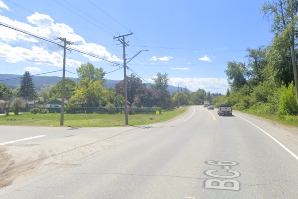 The intersection of Springfield Road and Highway 6 in Coldstream will be closed from 7 a.m. to 5 p.m. May 6-16, 2025. 