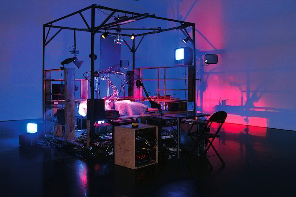 Killing Machine is a four minute choreographed performance of robotics, lights and sound. It is one of nine immersive installations at Cardiff Miller Art Warehouse in Enderby, open Fridays-Sundays 11-5.