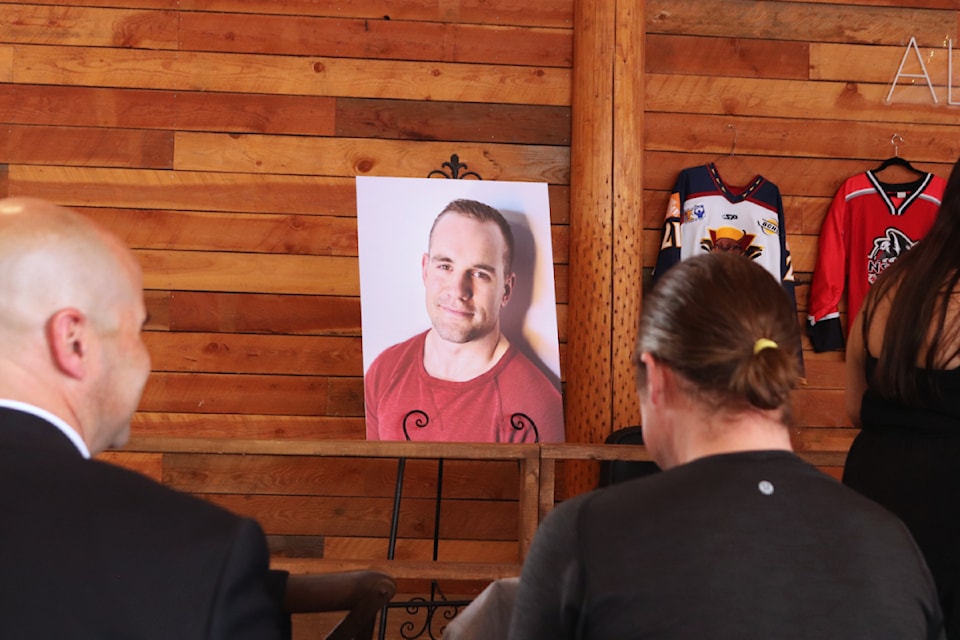 A celebration of life was held for Lumby's Trent Dorais Saturday, May 24, 2025. 