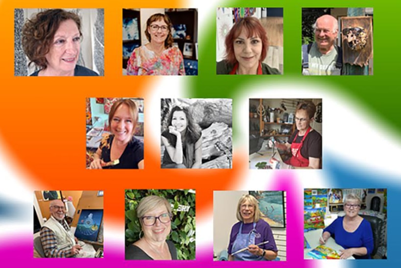 The First Friday Art Trail showcases local artists each month throughout the Greater Vernon area.
