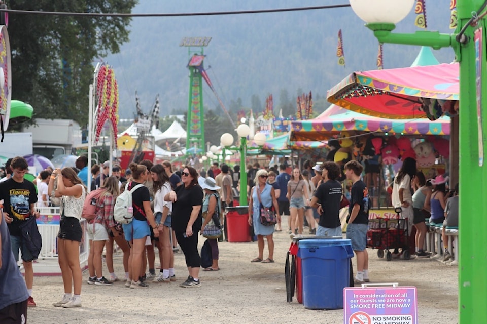 West Coast Amusements is at the Armstrong IPE with rides and games Aug. 27-31.