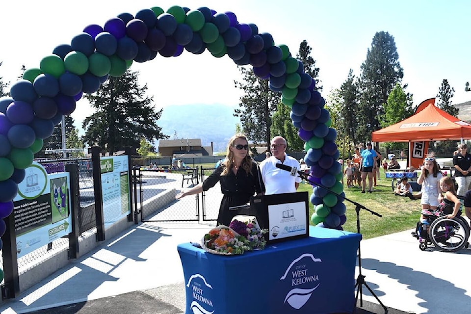 Julia's Junction, an inclusive playground for children in West 鶹ѡ, was able to open in 2023 as the result of receiving a Community Spaces grant from regional cooperatives across Western Canada, including Armstrong Regional Cooperative.