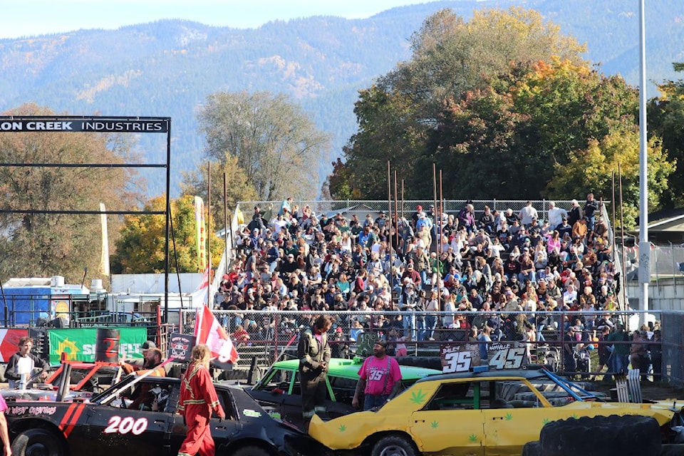A sunny day provided the perfect backdrop for the annual Armstrong Demolition Derby. 