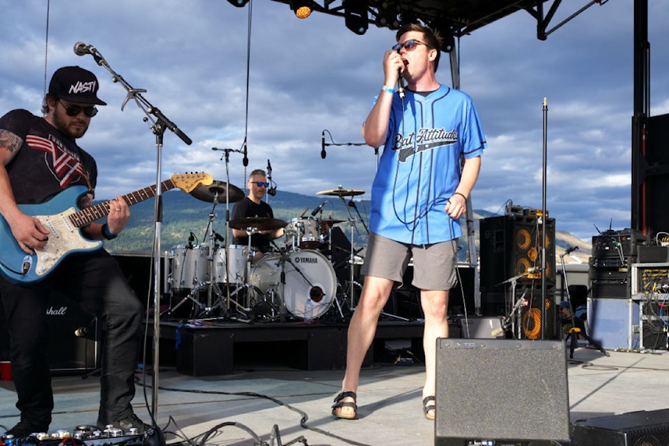 The Feels kicked off the 2025 Funtastic A&W Music Festival a the Vernon Army Camp Friday, June 27.