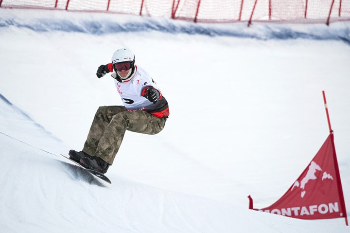 FIS Snowboard World Cup - Montafon AUT - SBX - Qualification - HILL Kevin CAN © Miha Matavz