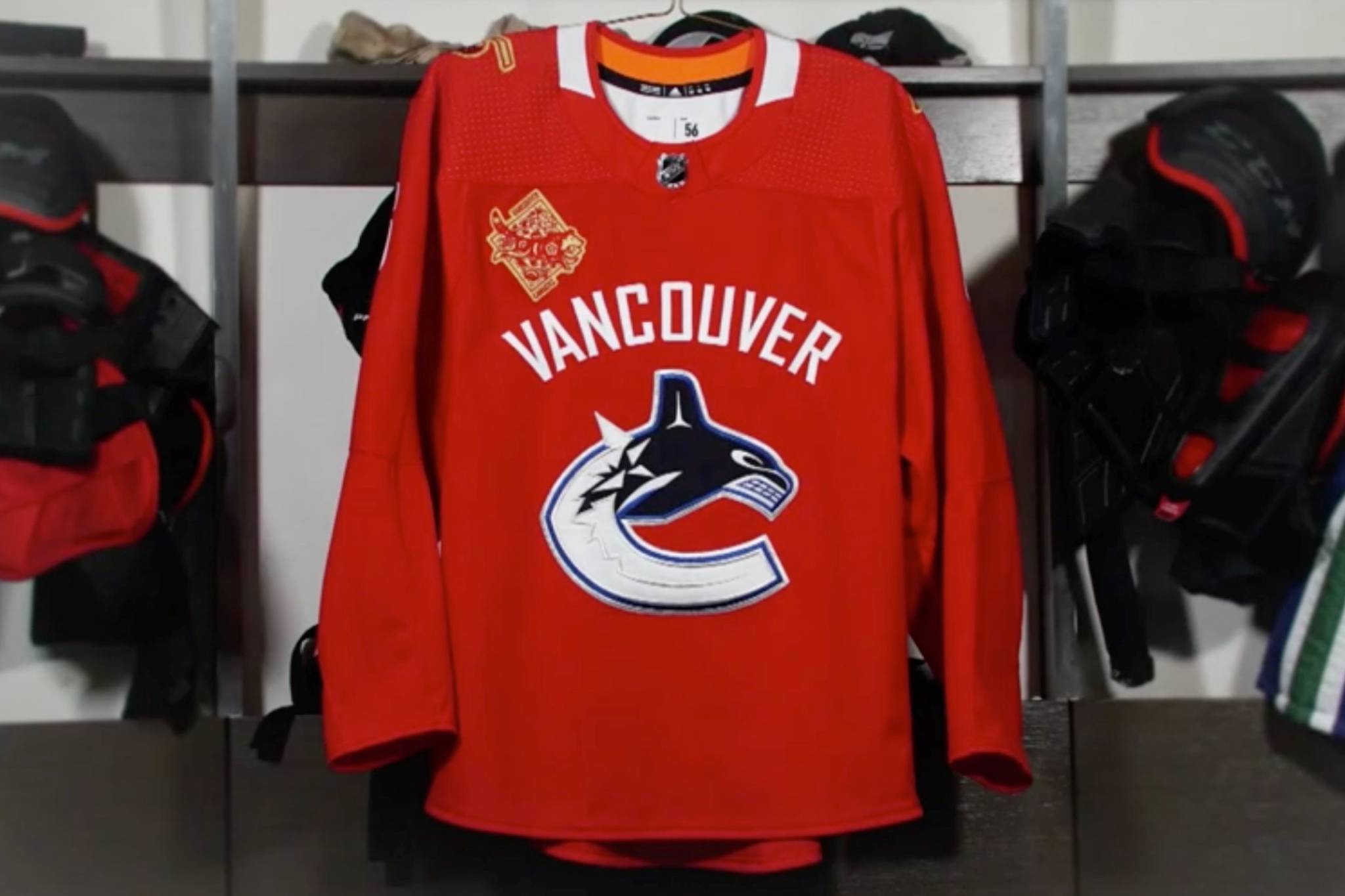 Canucks set to wear red Chinese New Year jerseys