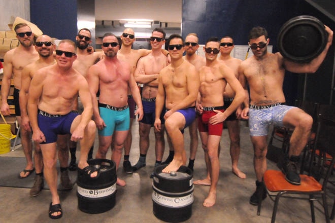 Men ready to strut in their underwear for South Okanagan triathlete Vernon Morning Star