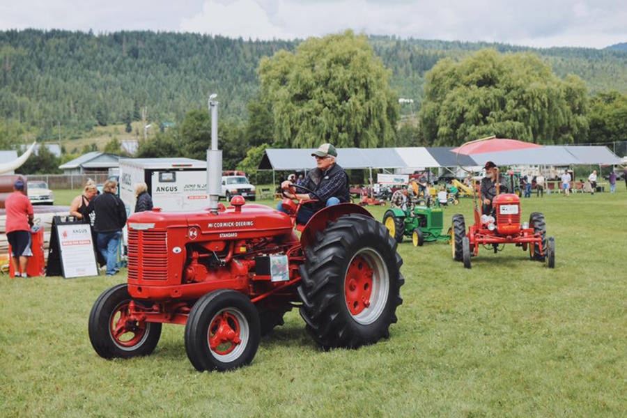 The Antique Tractor Parade was part of the fun and frivolity Saturday at the annual Grindrod Days celebrations at Grindrod Park. (Katherine Peters - Morning Star)