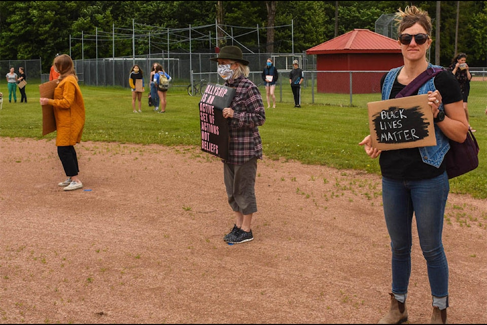 The protests have spread around the world. On June 4, there was a memorial service held for George Floyd in Minneapolis. (Liam Harrap/Revelstoke Review)