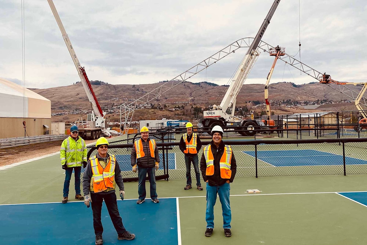 Raising the roof over Vernon Pickleball courts Vernon Morning Star