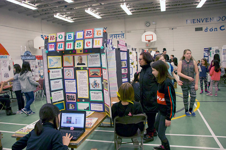 2019 Heritage Fair, Mission Hill Elementary. (Brieanna Charlebois - Morning Star)