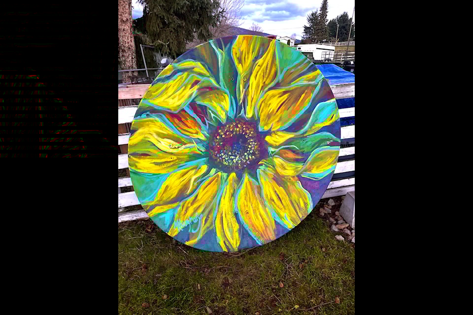 Sunflowers bloom on satellites for Vernon art show Vernon Morning Star