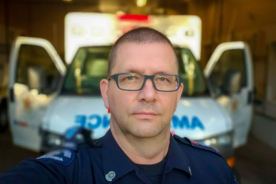 BCEHS paramedic Jeremy Kroeker. (BCEHS photo)