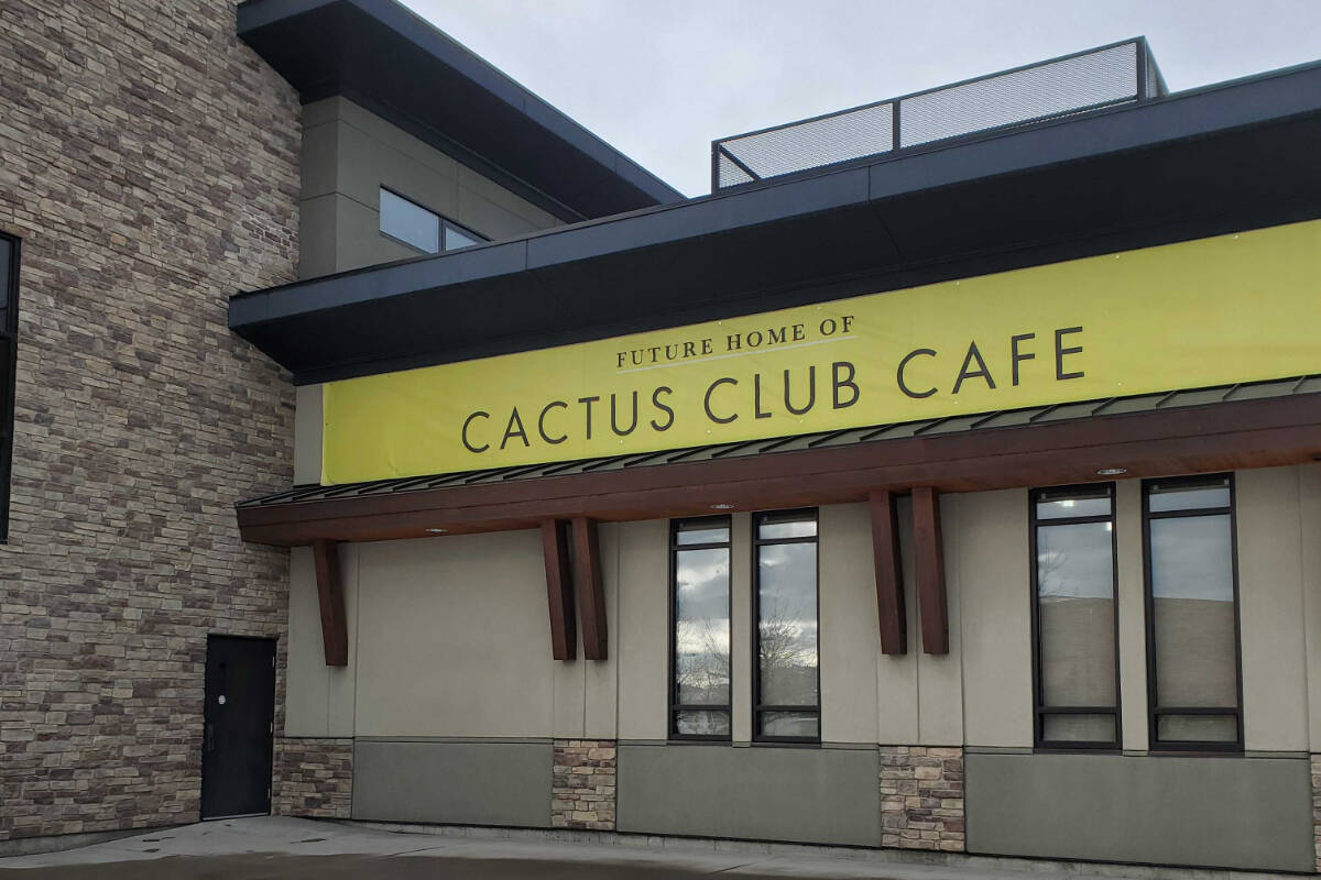 Cactus Club opening later this year in Vernon - Vernon Morning Star