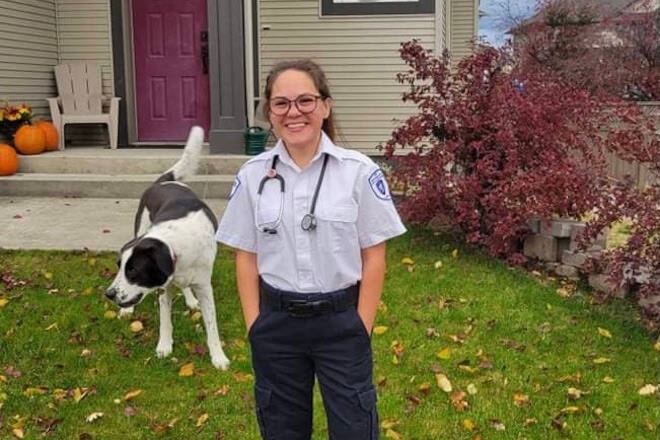 Fiona Walker went on to become a paramedic after receiving a new pancreas, a new kidney and a new lease on life. (Submitted photo)