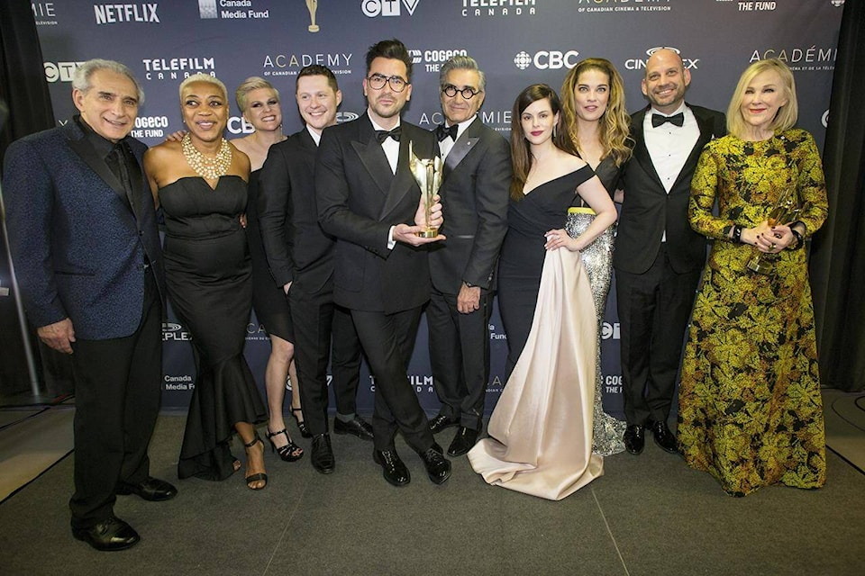 The Canadian comedy Schitt’s Creek could be the choice for one or more businesses as the Vernon Winter Carnival has announced its 2023 theme will be CarnivalTV, a chance to celebrate your favourite shows of the past or present. (THE CANADIAN PRESS/Chris Young)