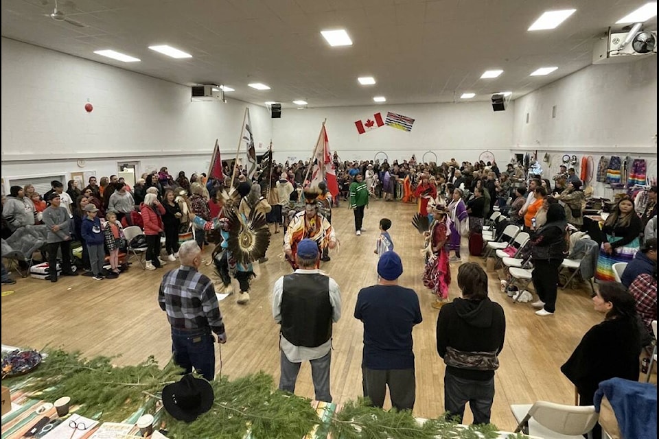 The Lake Country Native Association held their 25th annual Winter Family Gathering Pow Wow at Winfield Memorial Hall on Saturday, Nov 19. (Jordy Cunningham/Kelowna Capital News)