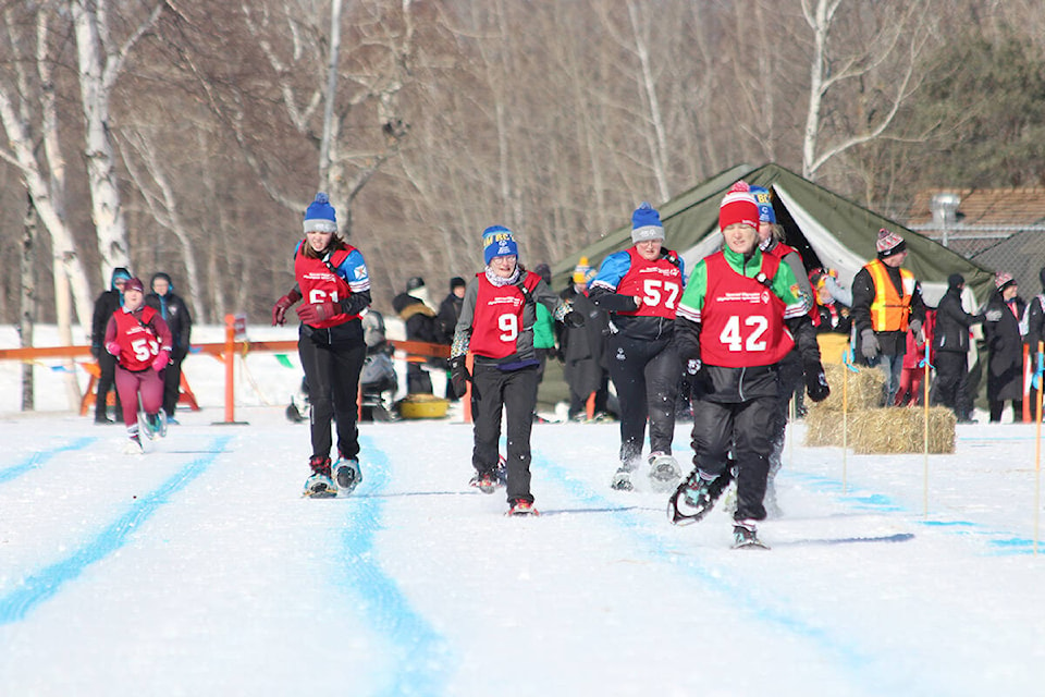 Two North Okanagan athletes and one coach will take part in snowshoeing at the Special Olympics B.C. Winter Games Feb. 2-4 in Kamloops (SOBC Photo)