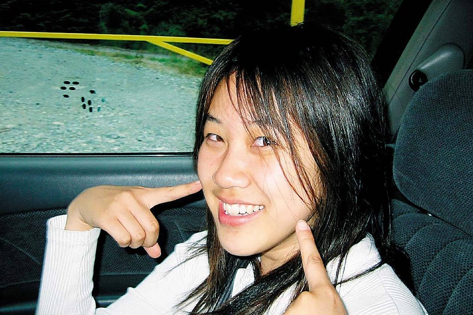 Amanda Zhao was studying English in B.C. in 2002 when she was murdered. Her boyfriend at the time, Ang Li, was convicted of manslaughter and sentenced to seven year in prison. (Submitted photo)