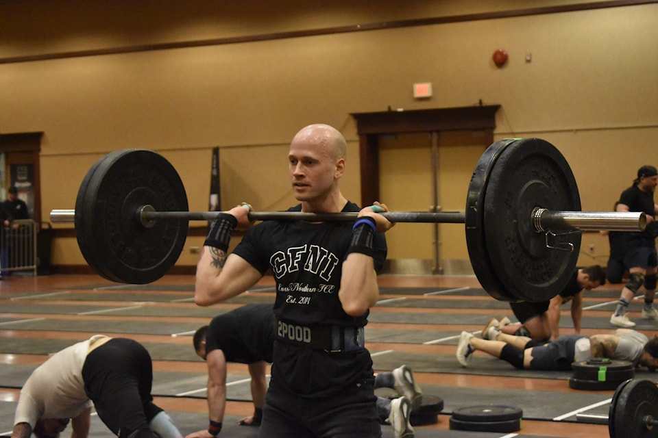 The Okanagan Valley Throwdown returned to Penticton Trade and Convention Centre on Saturday, March 18, welcoming cross-fit competitors from across Western Canada. (Logan Lockhart- Western News)