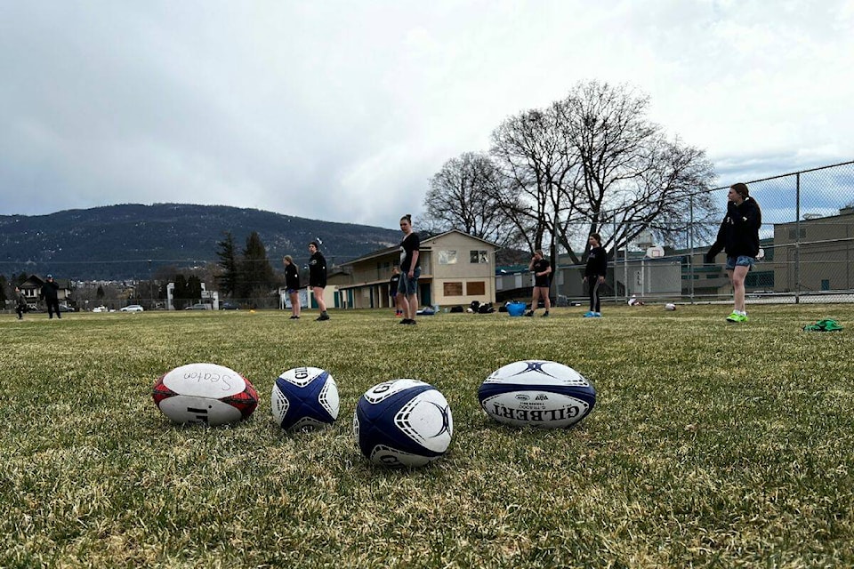 The Seaton Sonics girls rugby team is practicing hard, in preparation for their season, beginning Wednesday, April 12 (Bowen Assman- Morning Star).