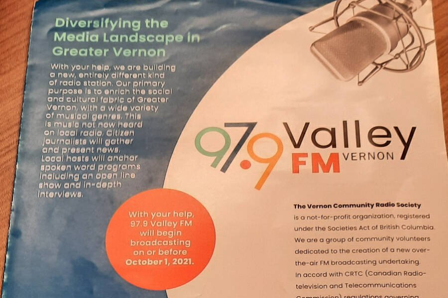 Vernon community radio station locates broadcast home Vernon