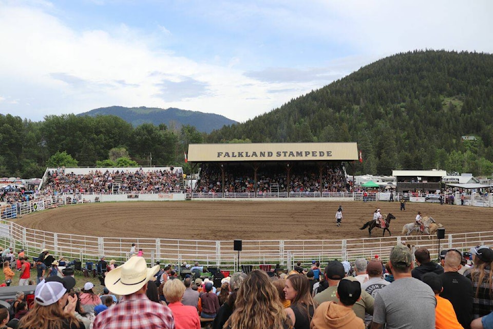 The Falkland Stampede is B.C.’s oldest rodeo, starting back in 1919. (Bowen Assman-Morning Star Photo)