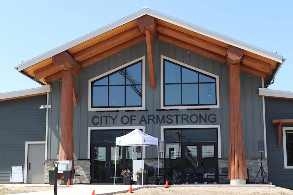The new Armstrong City Hall. (Bowen Assman - Morning Star)